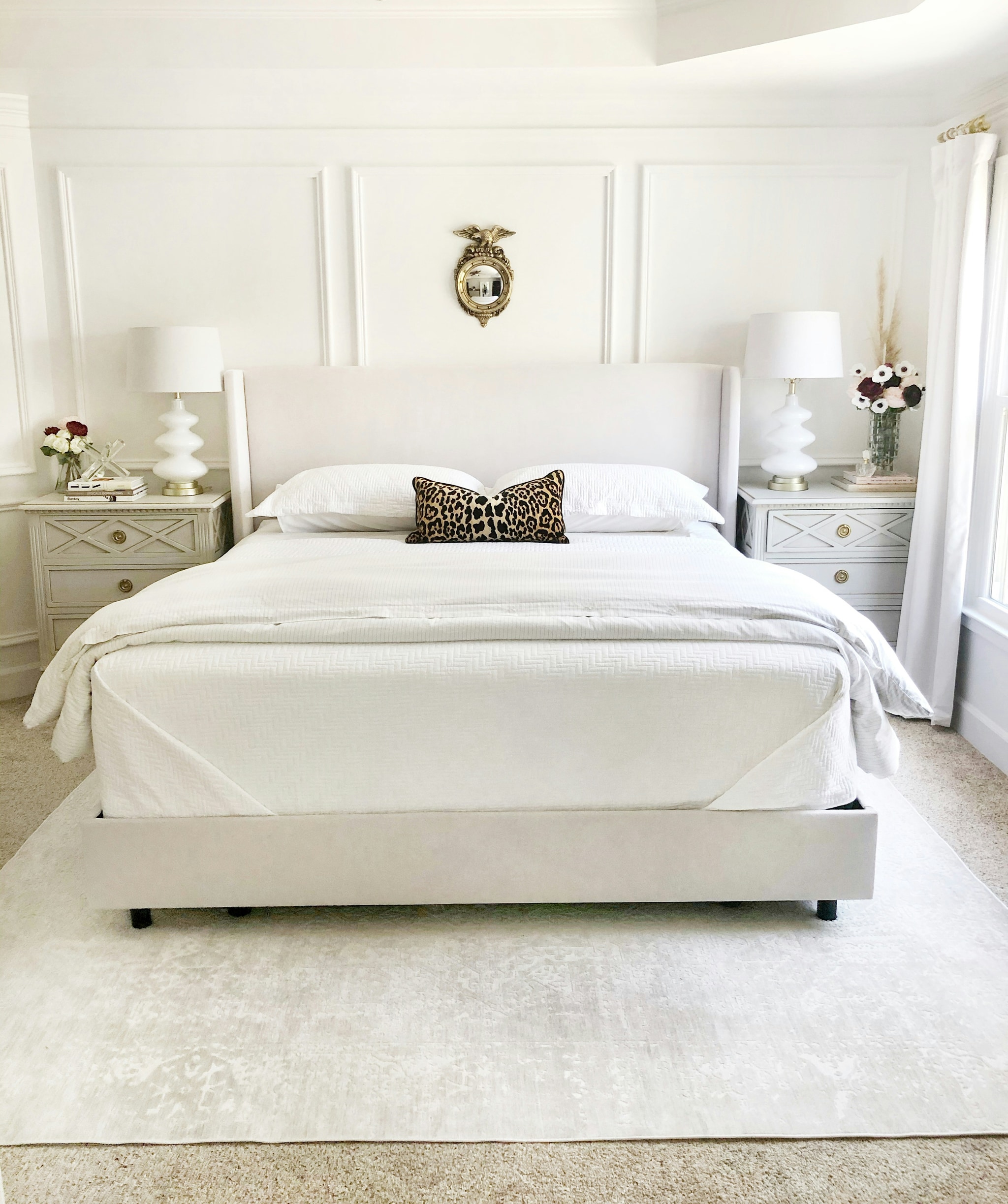 Bedroom — Guest bedroom detailed edge-to-edge for a hand-back.
